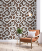 White Hexagons Pattern