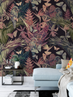 Birds with Leaves and Butterflies - Image 2