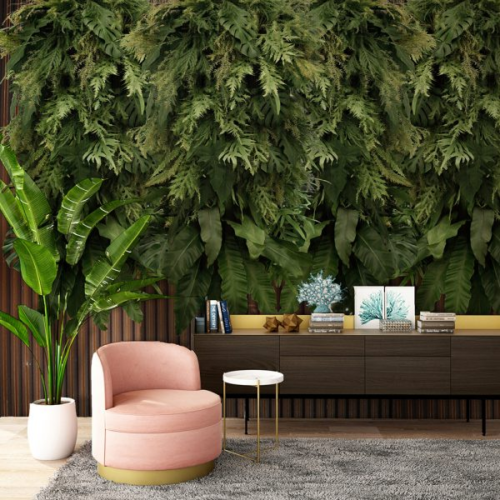 3D Leaves with Wood