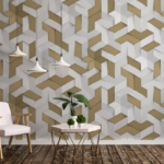 3D Beige with White