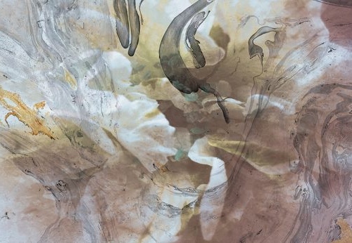 Flowers in Marble and Watercolours