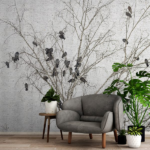 Vintage Branches with Birds - Image 2