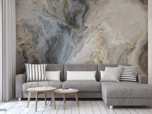 Grey with Gold marble