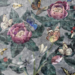 Colourful big flowers and birds - Image 3