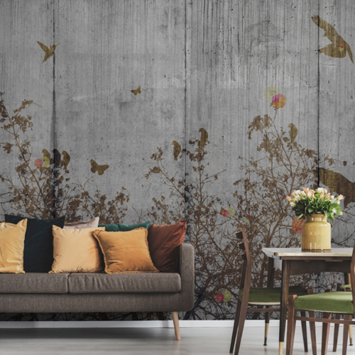 Branches and Birds with Concrete