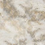 Faded Gold with Grey Leaves and Birds - Image 3