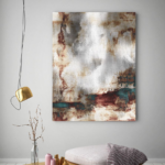 Abstract Silver with Colours
