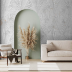 Art deco pattern with cracked textures