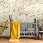 Beige Kids Map