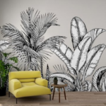 Big Sketched Leaves
