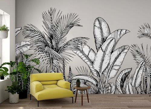 Big Sketched Leaves