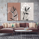 Boho Foliage Line Art