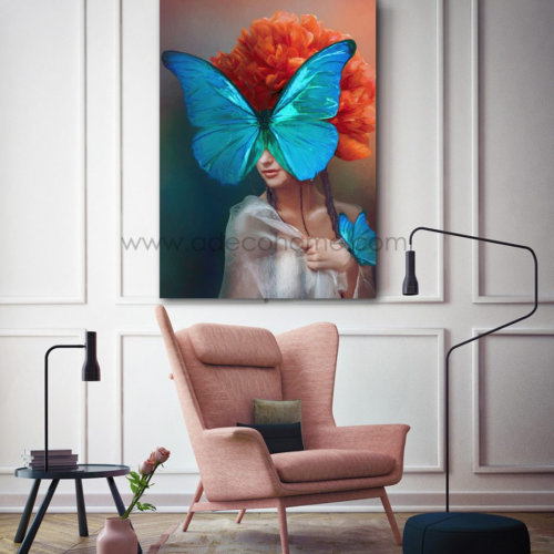 Butterfly Woman Face