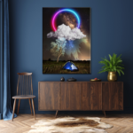Camping Under Neon Cloud