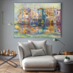 Colourful Buildings with Reflection
