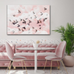 Flying Birds on Clouds