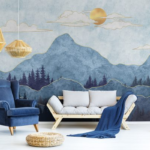 Gold Lines Mountains
