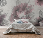 Grey Feathers with Pink Spots and Concrete - Image 3