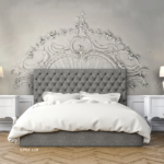 Gypsum with white frames