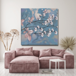 Painted Leaves with Branches