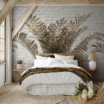 Palm Leaves with Bricks