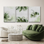 Set of Watercolor Leaves