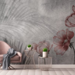 Tropical Shadow Mixed with Flowers