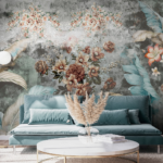 Mixing Of Flowers and Leaves