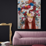 Woman Head Bouquet