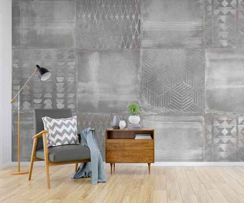 Silver Concrete Shapes